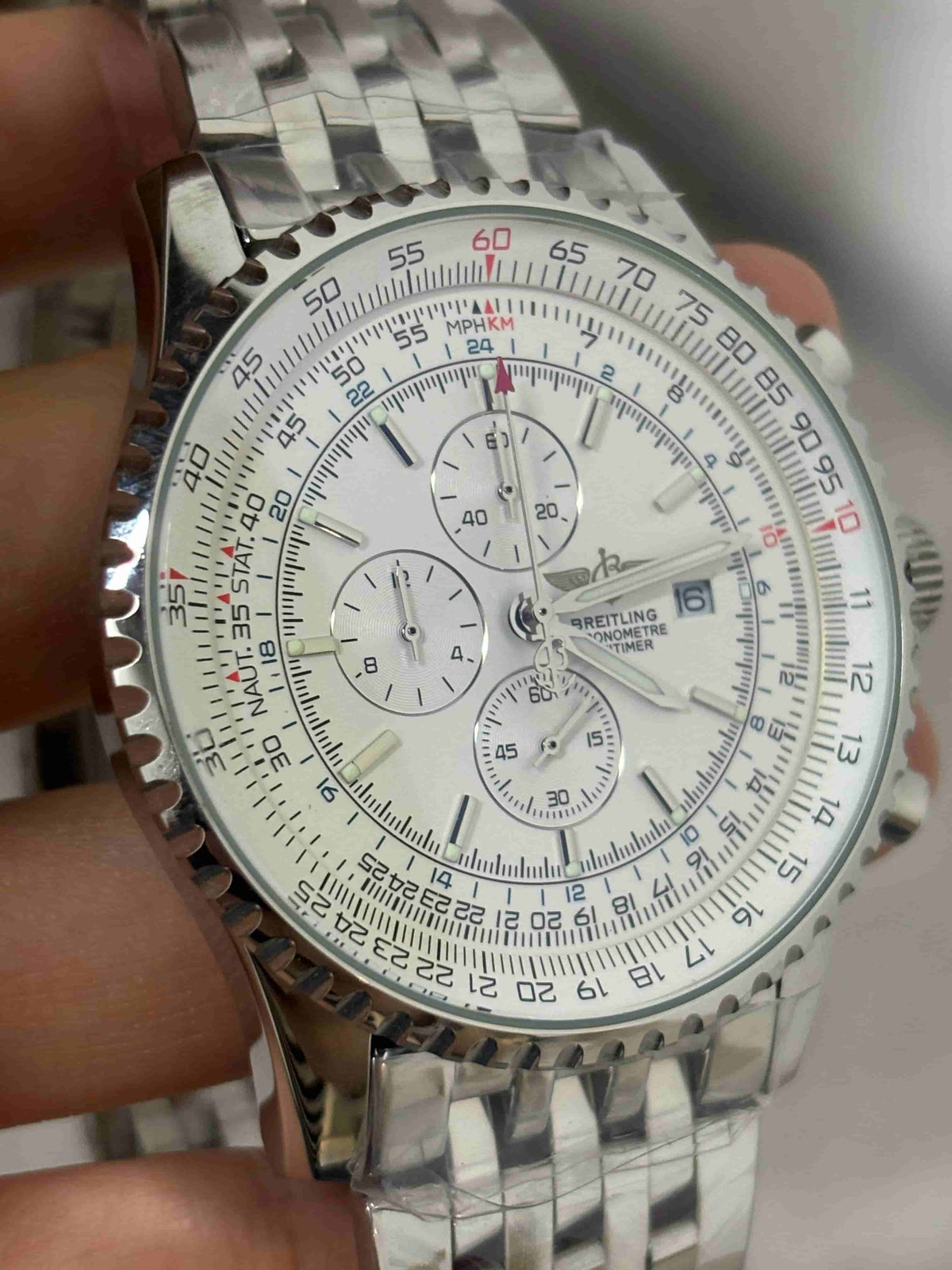 Replica Stainless Steel Japanese Vk Quartz Movement Watch BL200