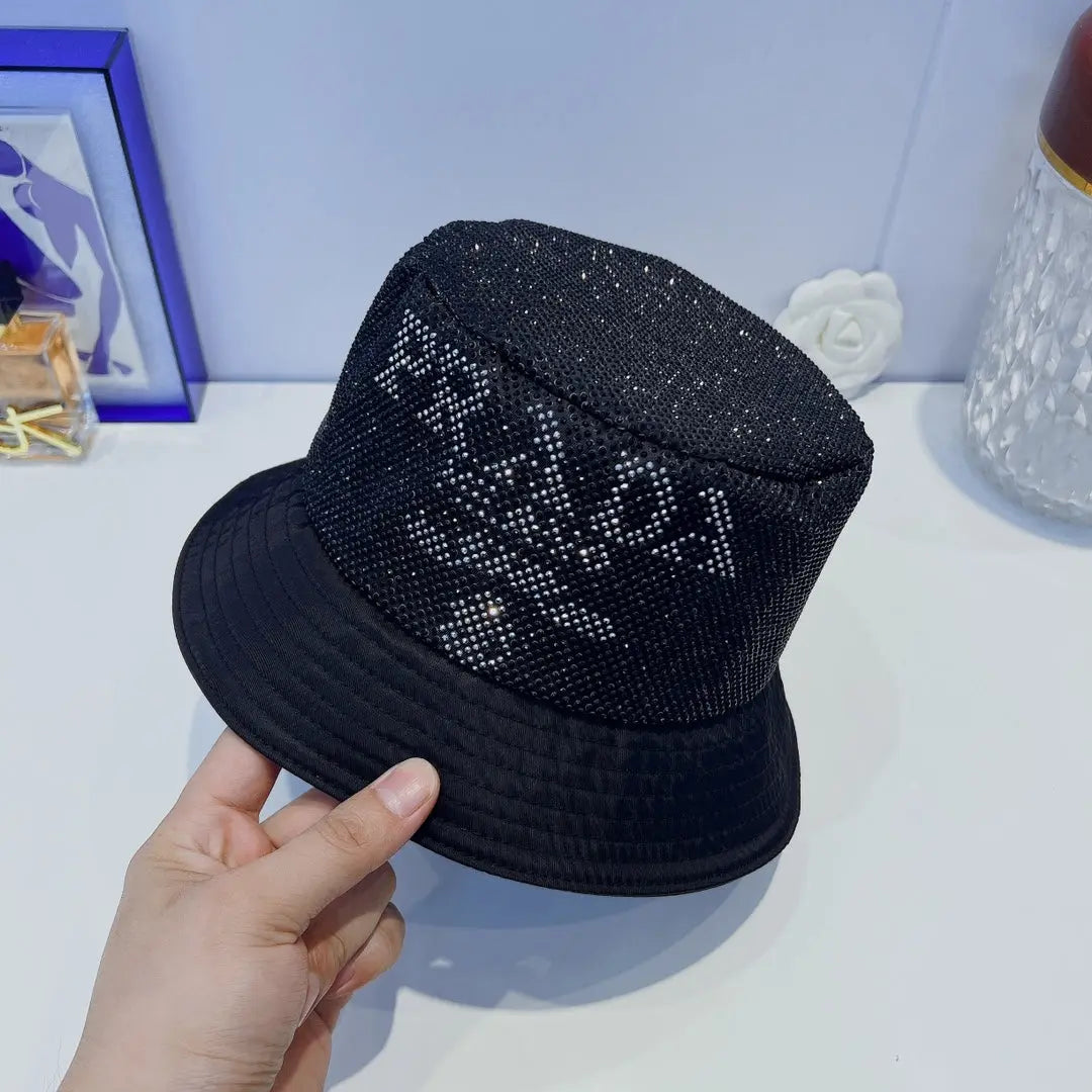 Fashion Full Crystal Bucket Hat-s2 mysite