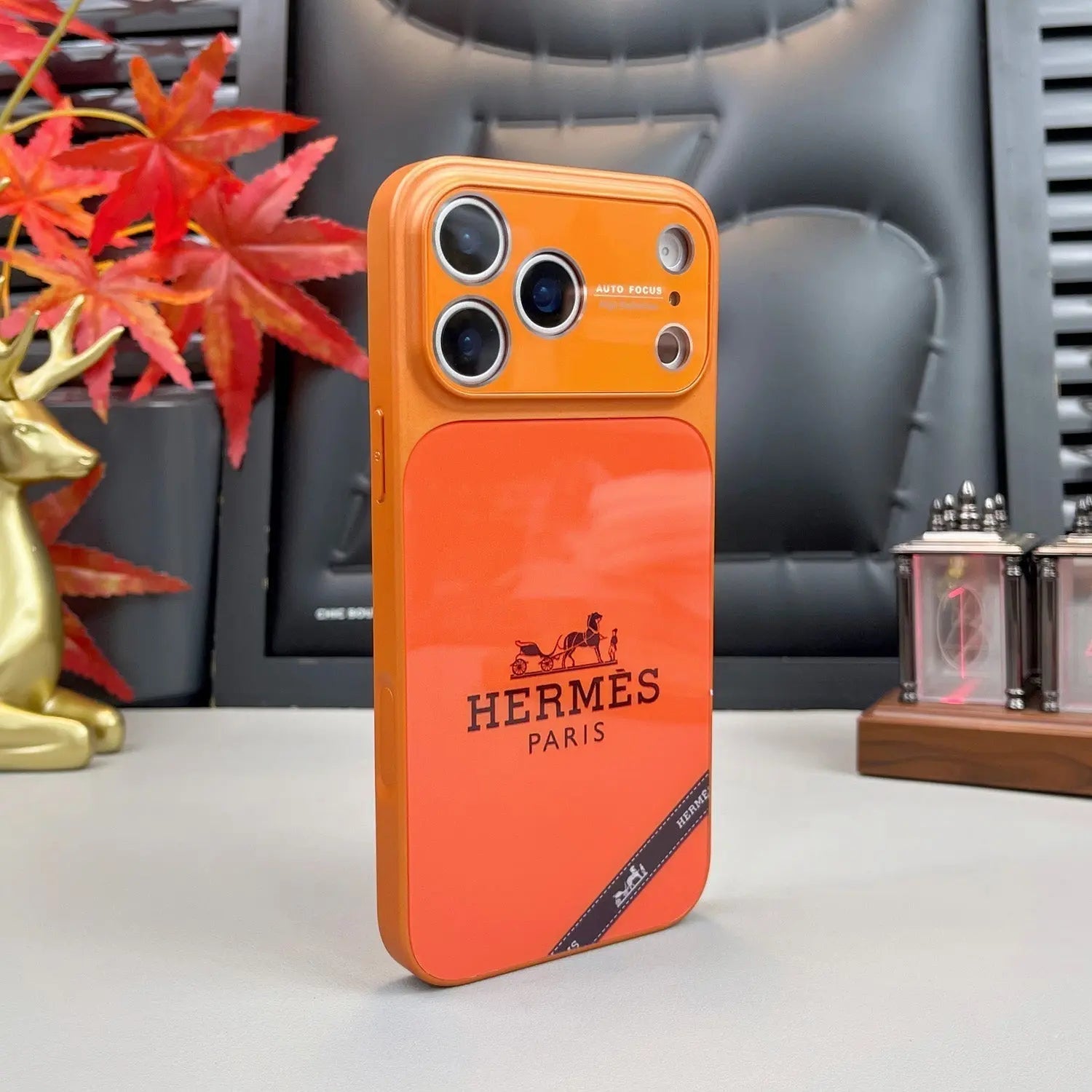 H Luxury Orange Series iPhone Case-s2 mysite