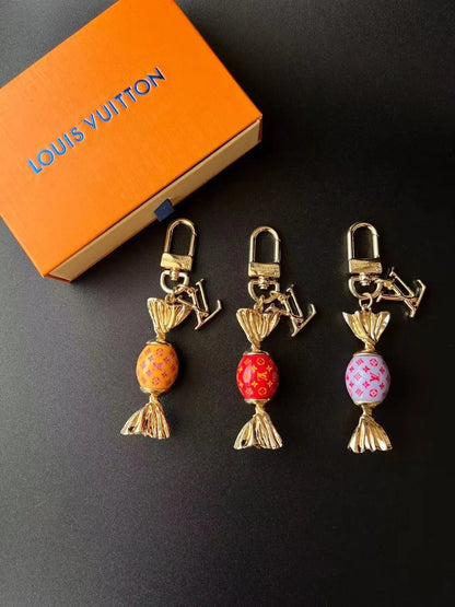 Luxury Lollipop Monogram Bag Charm Keychain-s2 mysite