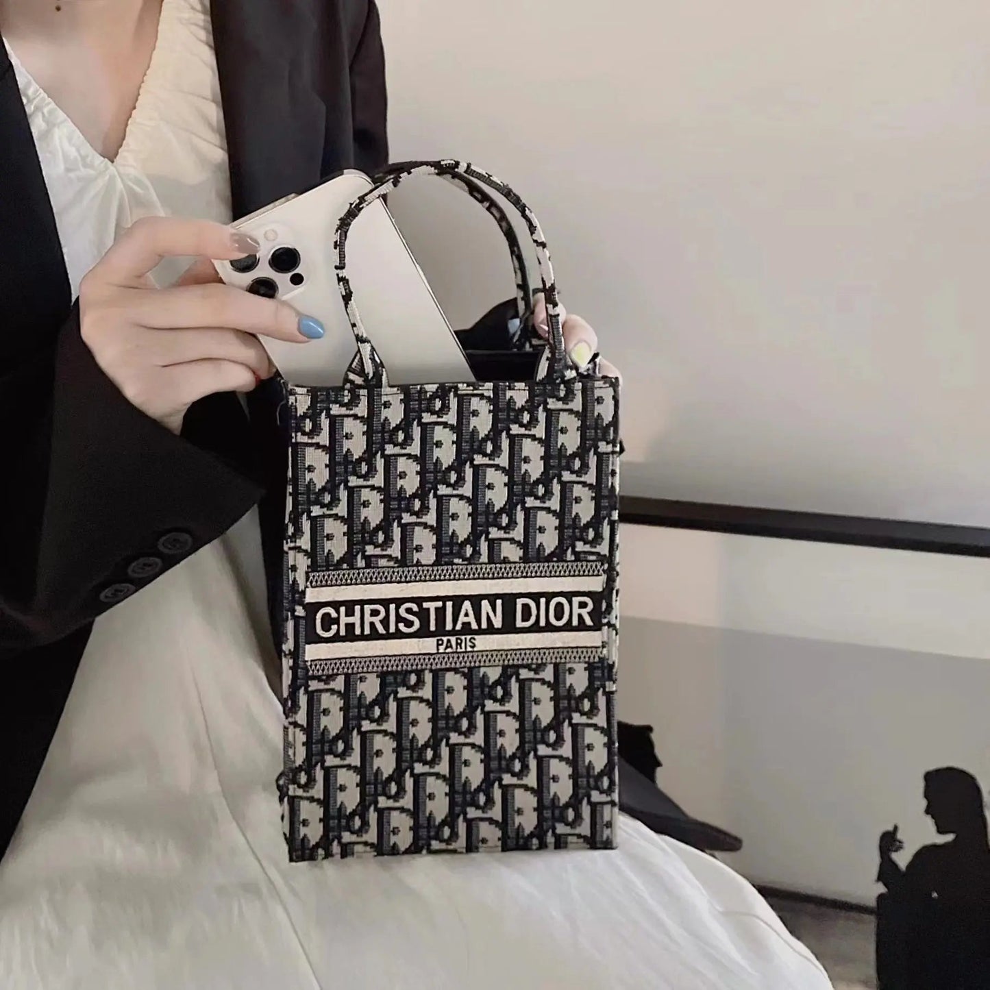 Classic Tote Bag With Crossbody Strap-18 mysite