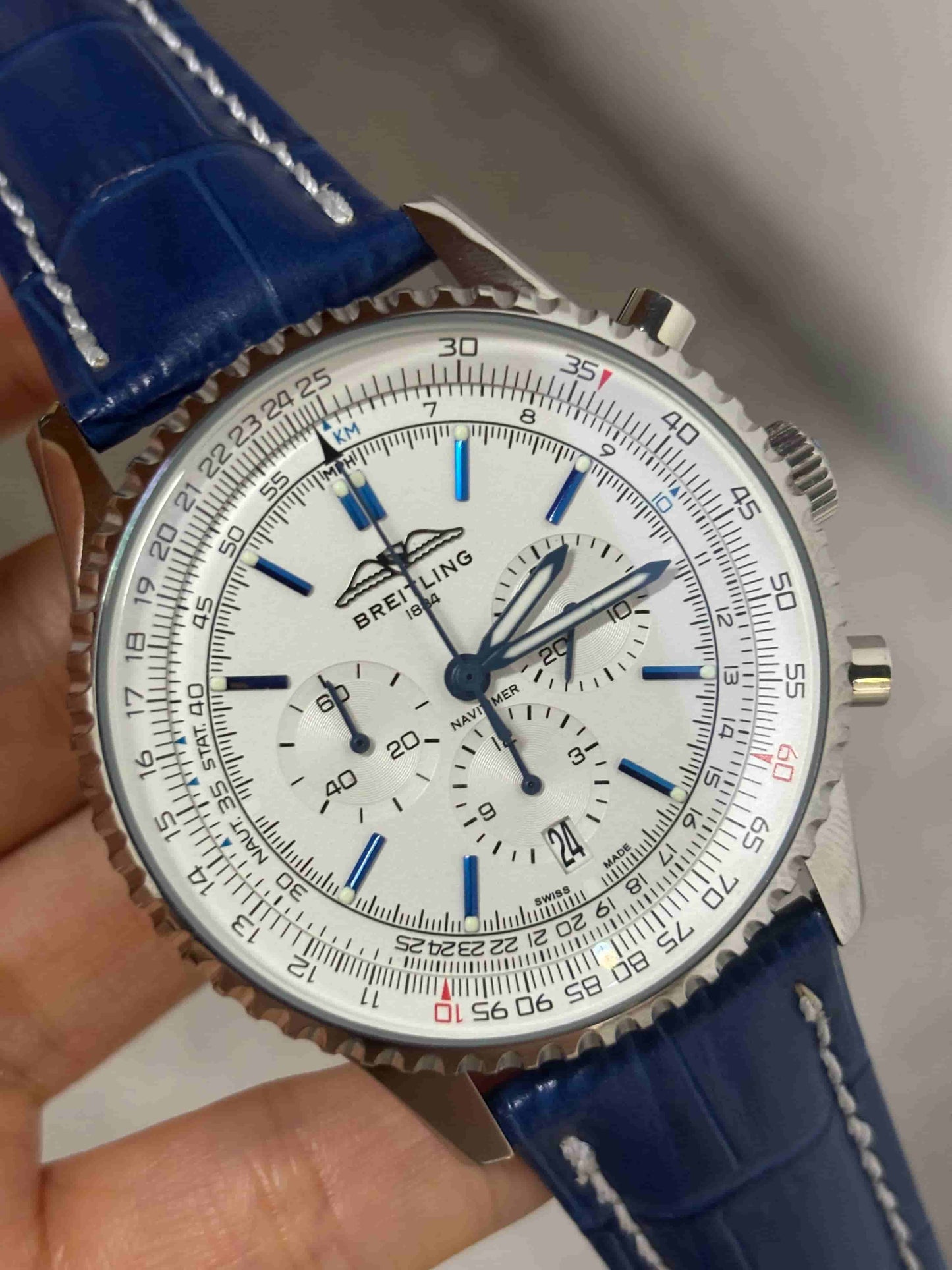 Replica Stainless Steel Japanese Vk63 Quartz Movement Watch BL127