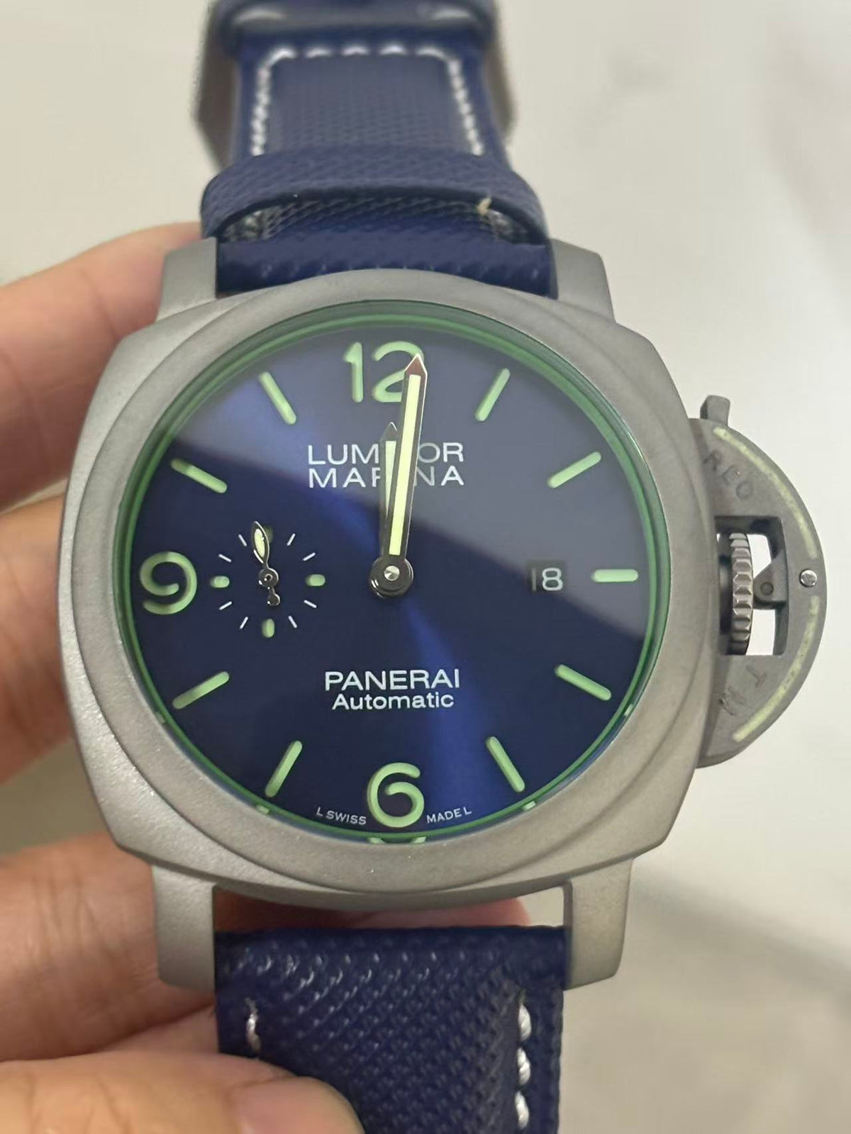 Replica LUMINOR 904L Stainless Steel Automatic Mechanical Watch Mens Watches 45MM