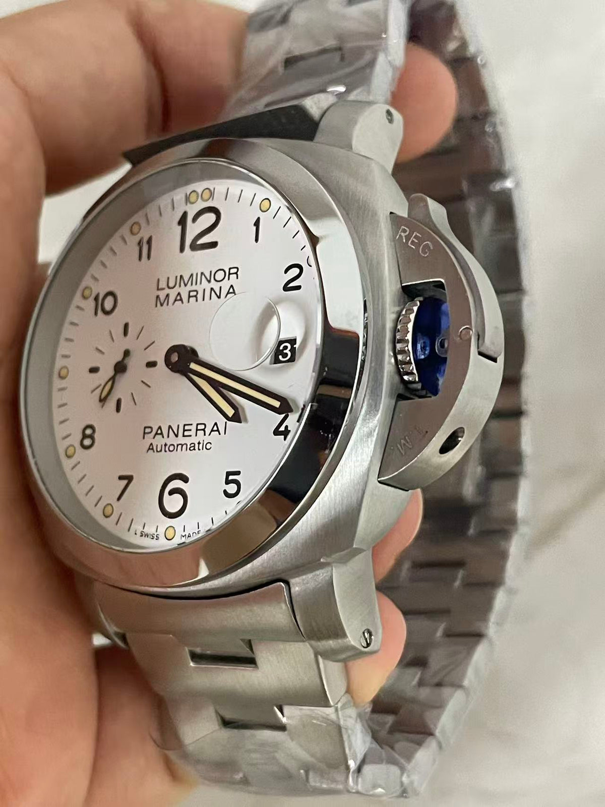 Replica LUMINOR 904L Stainless Steel Automatic Mechanical Watch Mens Watches 46mm