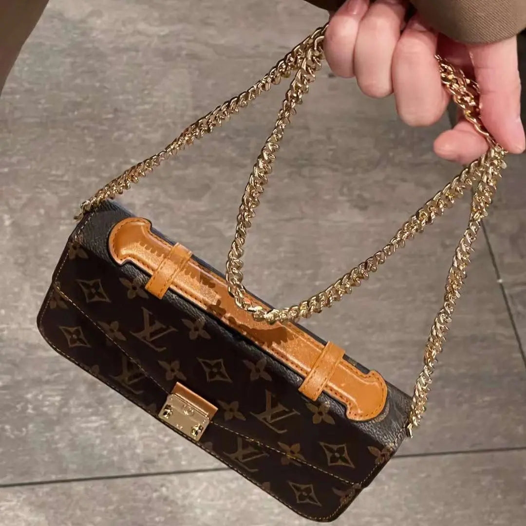 Monogram Canvas Bag Hand Held Crossbody Chain Mobile Phone-18 mysite