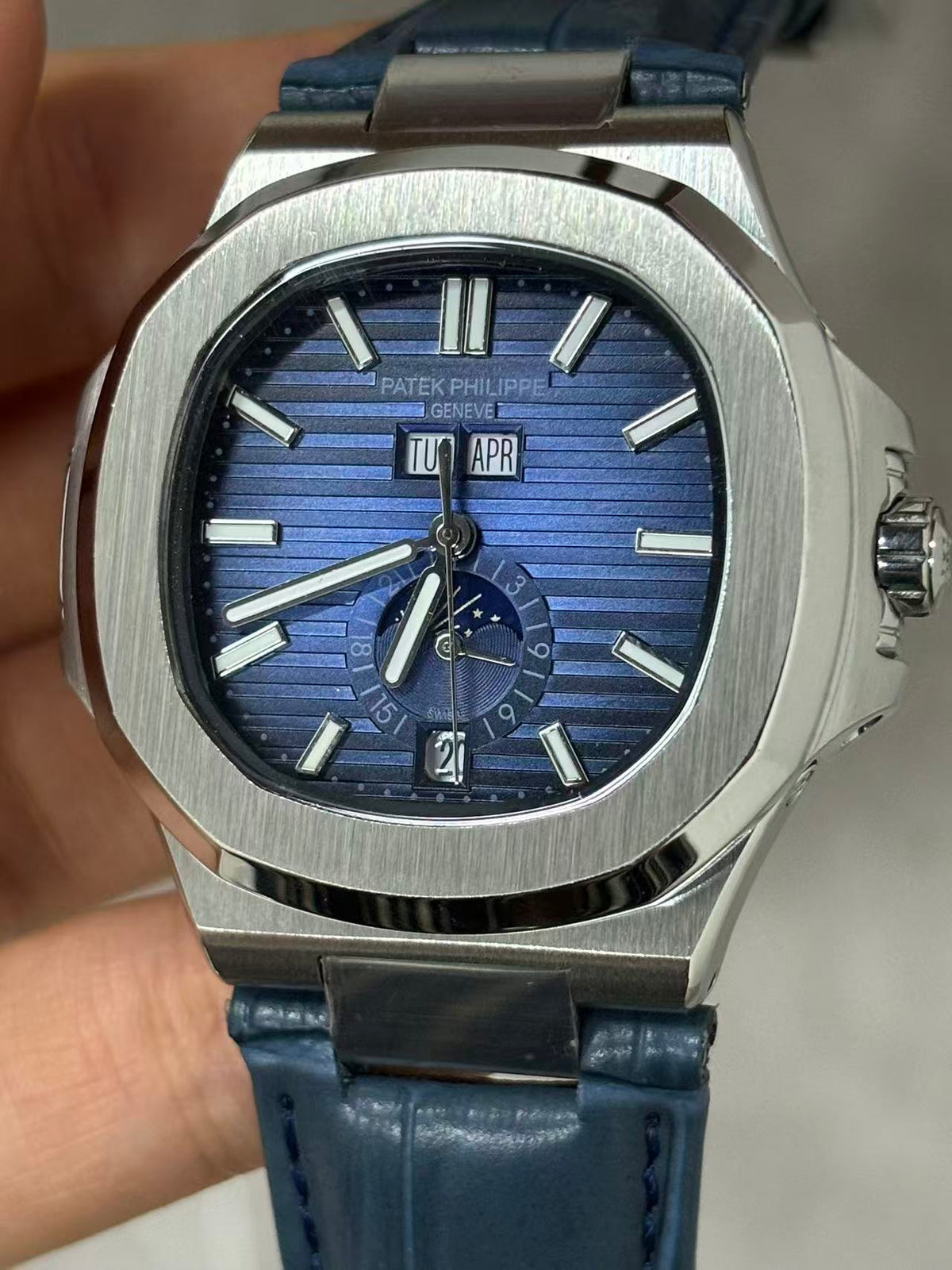 Replica NAUTILUS Stainless Steel Automatic Mechanical Watch 40mm