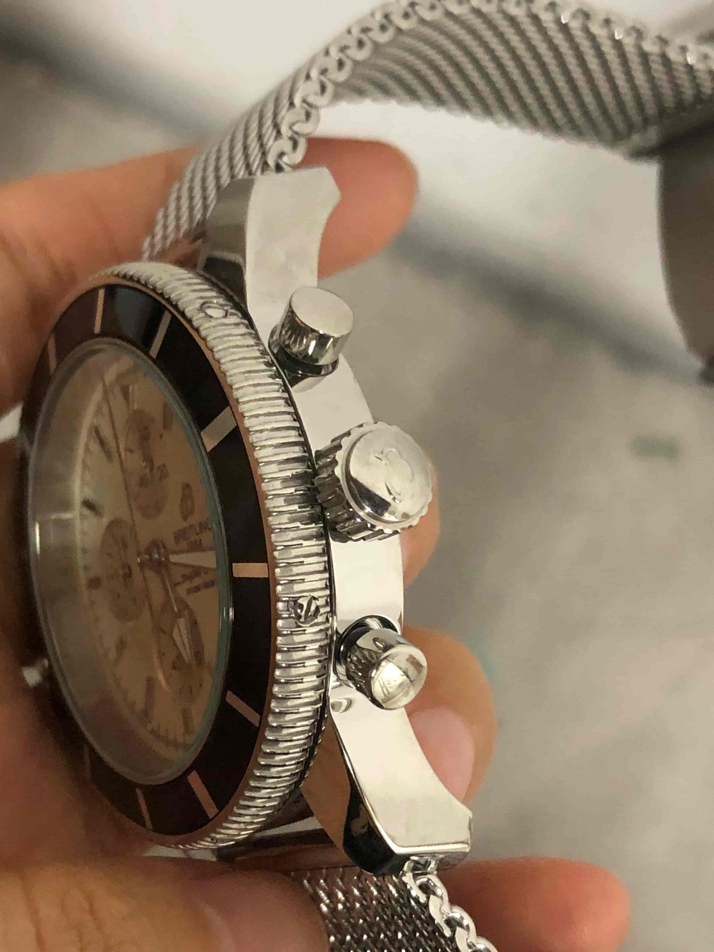 Replica Stainless Steel Japanese Vk Quartz Movement Watch  BL190