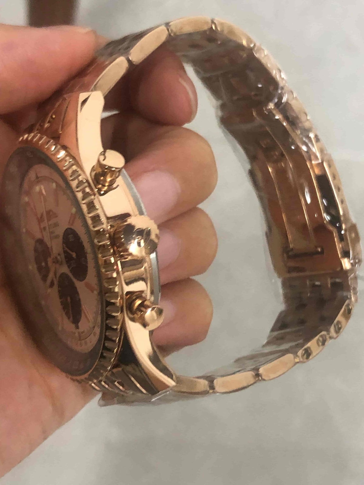 Replica Stainless Steel Japanese Vk63 Quartz Movement Watch BL02