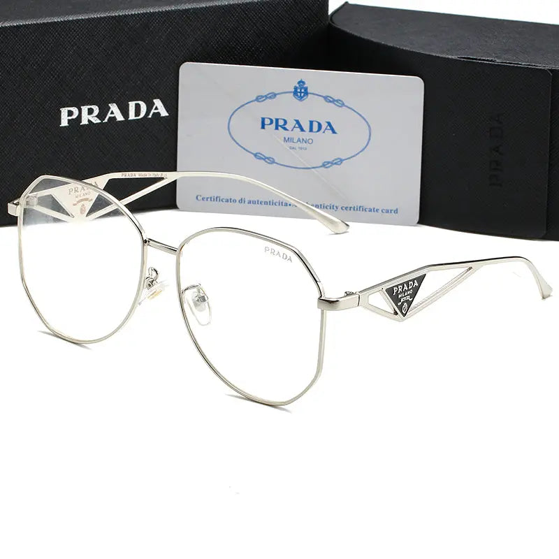 Unisex Triangle Logo Metal Sunglassess-sss62 mysite