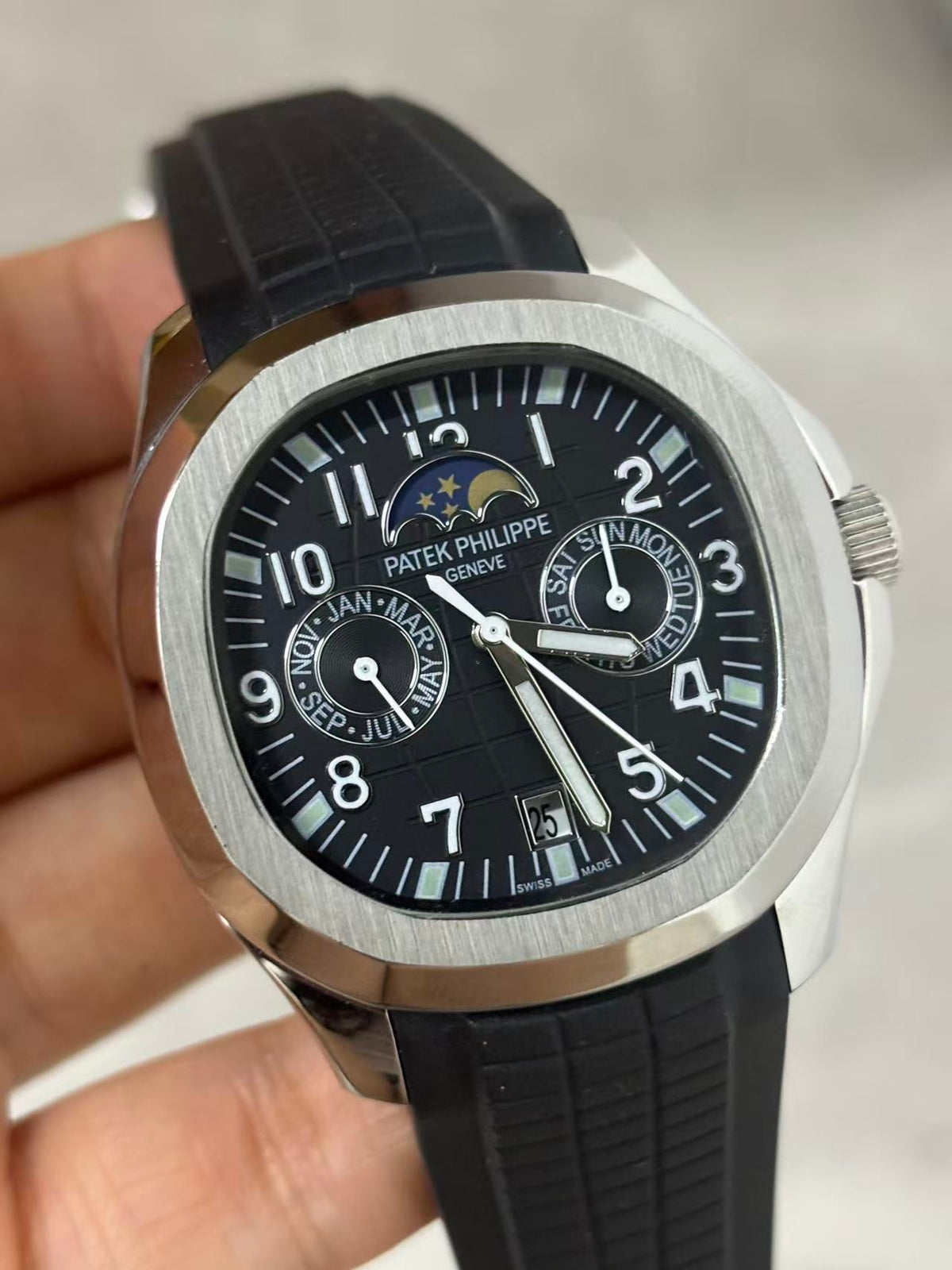 Replica AQUANAUT Stainless Steel Automatic Mechanical Watch 40mm