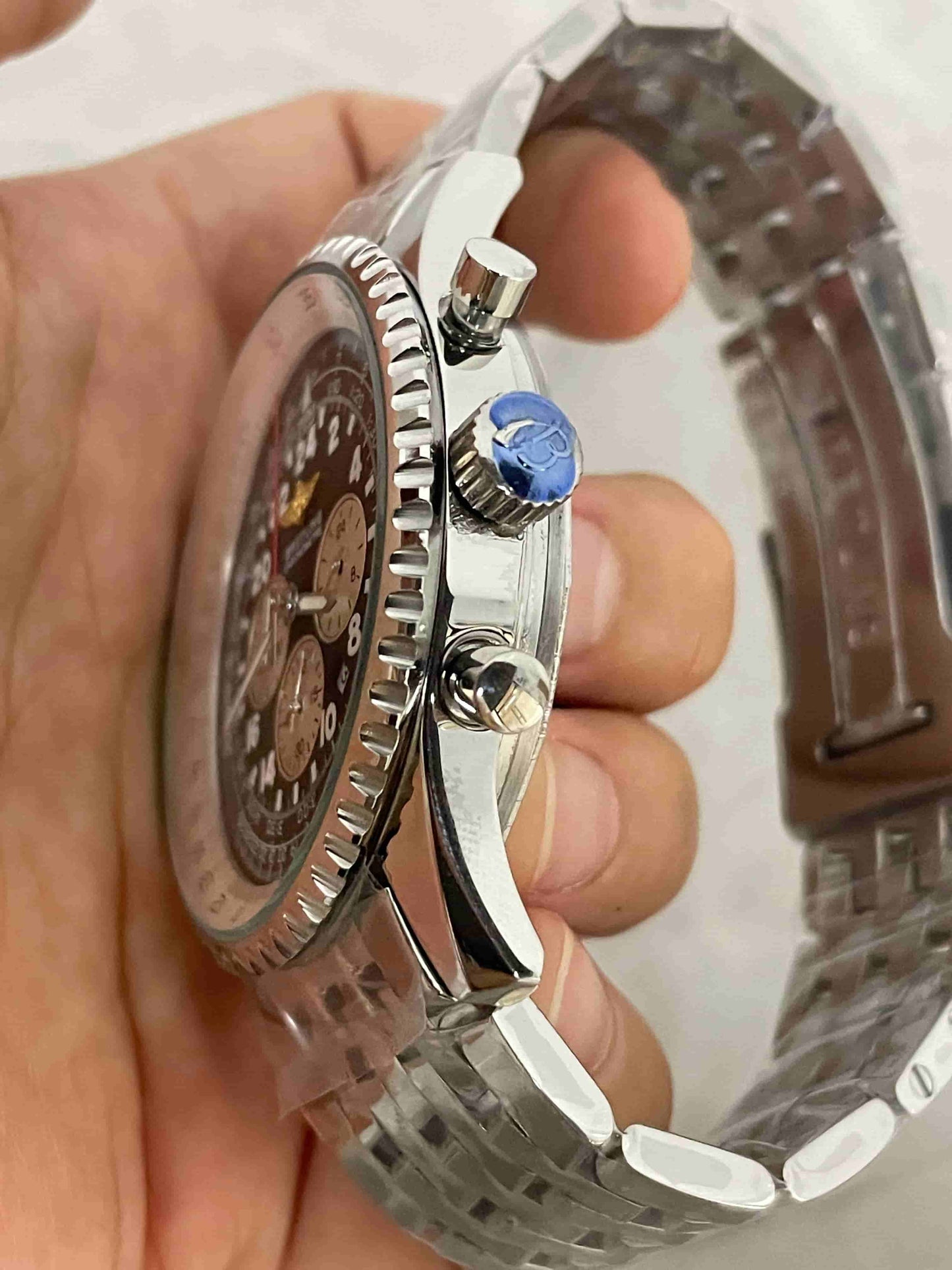 Replica Stainless Steel Japanese Vk63 Quartz Movement Watch BL104