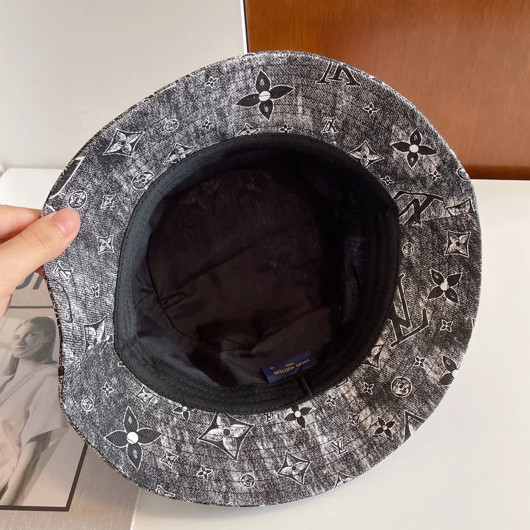 Luxury Monogram Embroidered Bucket Hat-s2 mysite