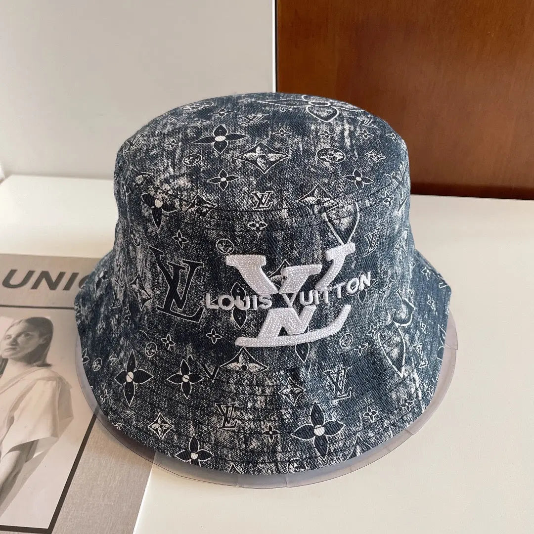 Luxury Monogram Embroidered Bucket Hat-s2 mysite