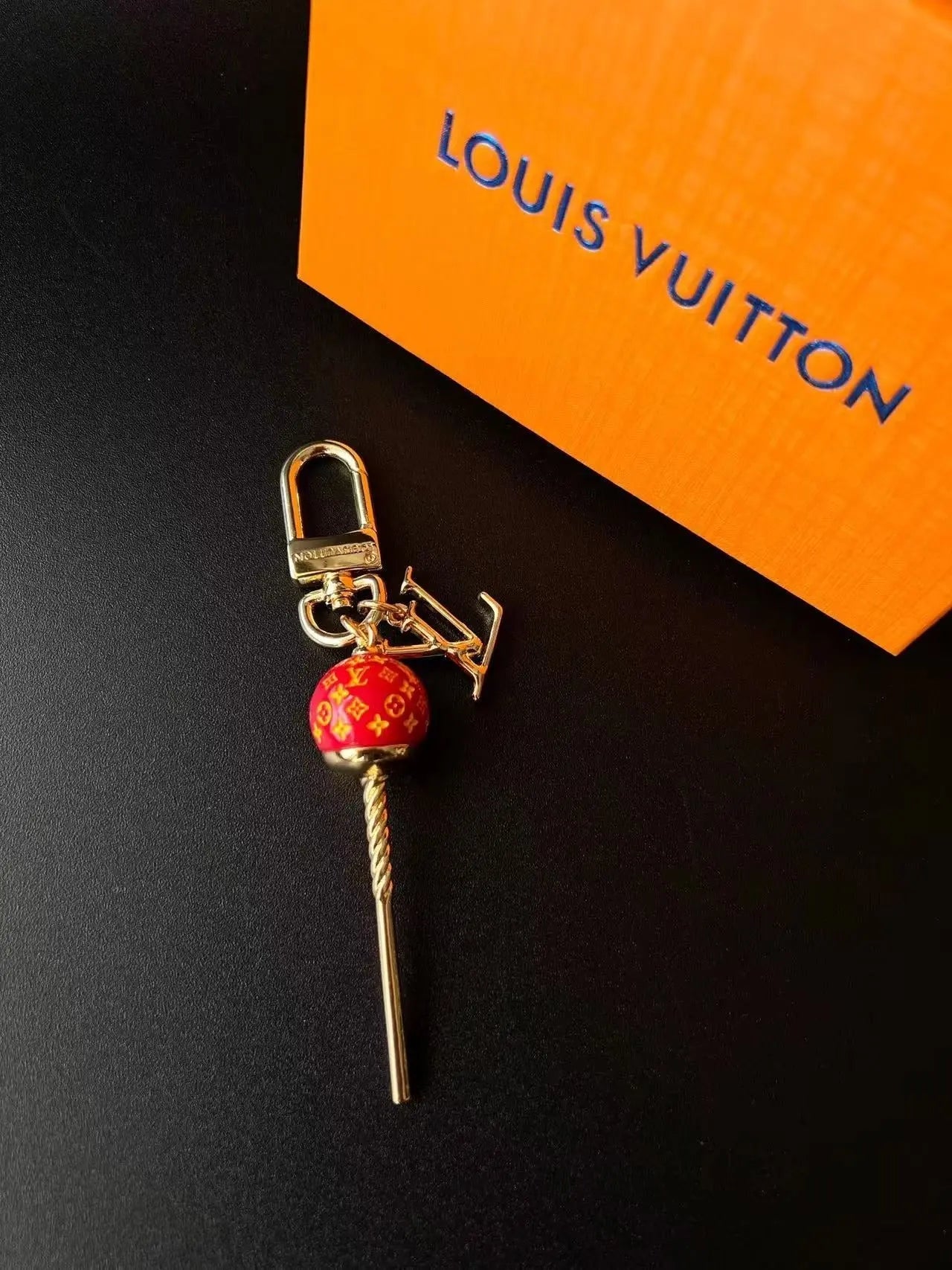Luxury Lollipop Monogram Bag Charm Keychain-s2 mysite