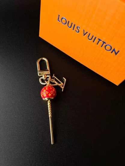 Luxury Lollipop Monogram Bag Charm Keychain-s2 mysite