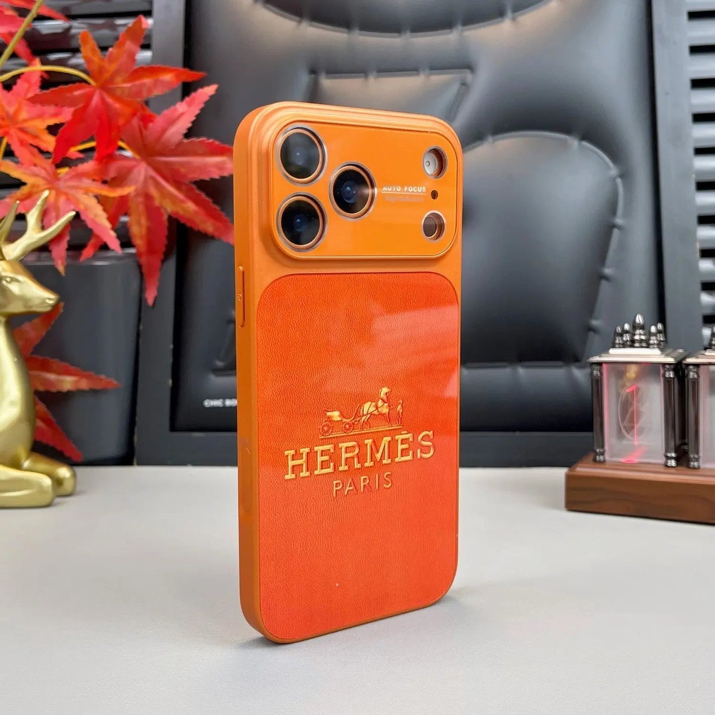 H Luxury Orange Series iPhone Case-s2 mysite