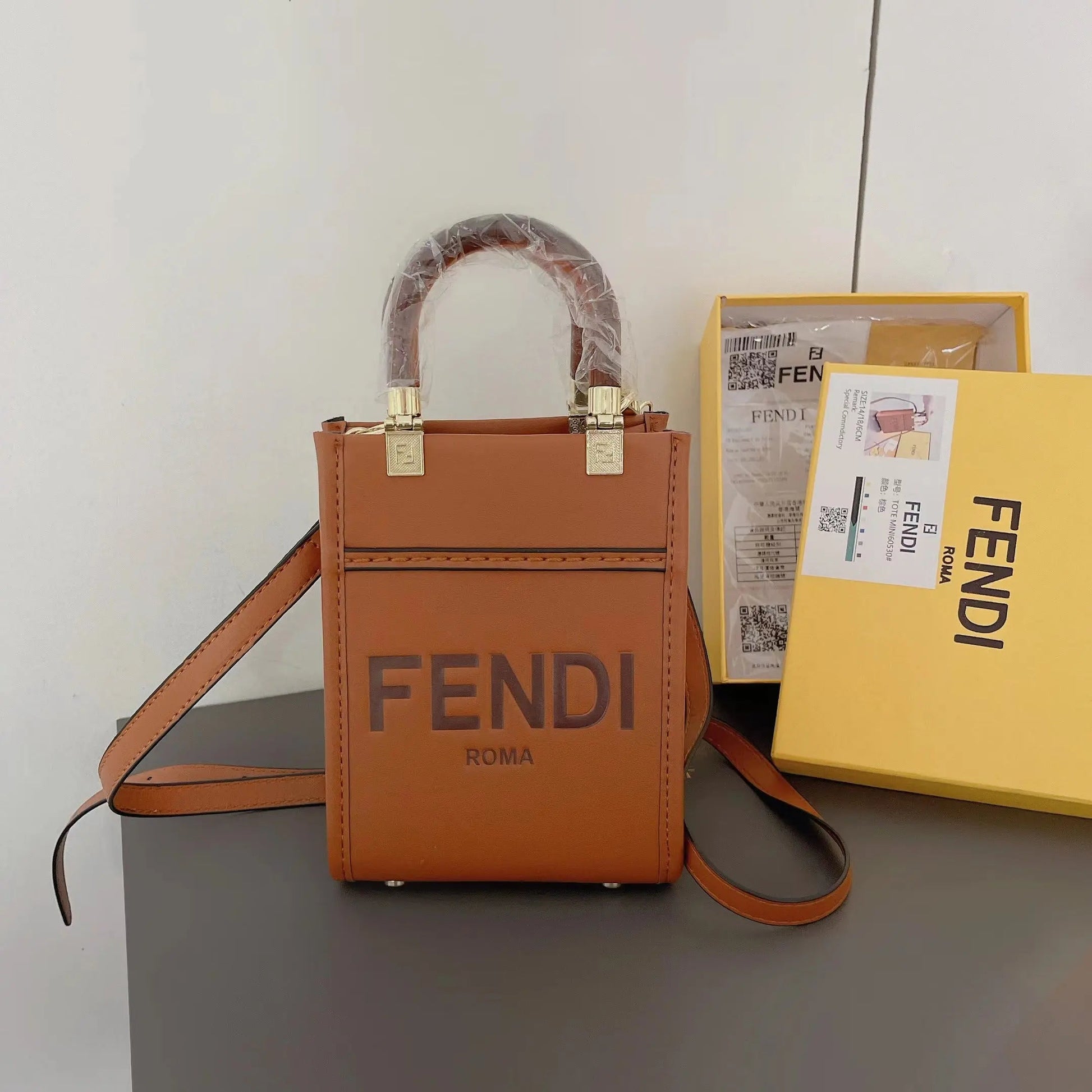 Classic Tote Bag With Crossbody Strap-18 mysite