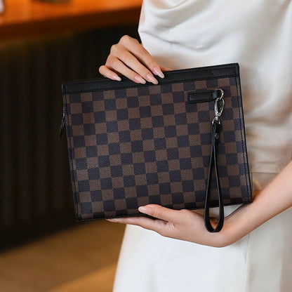 Vintage Check Leather Clutch-18 mysite