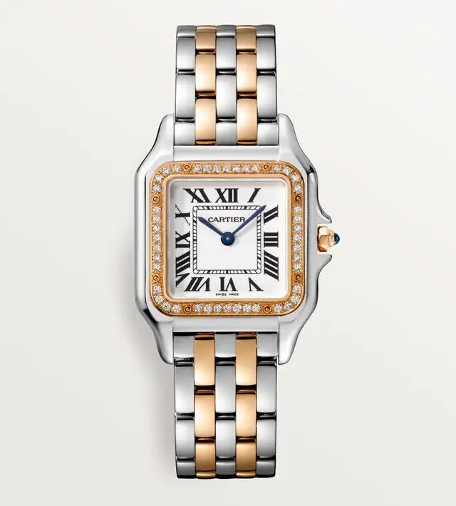 Replica Panthere 904l Stainless Steel Quartz Watch 27mm/22mm-1