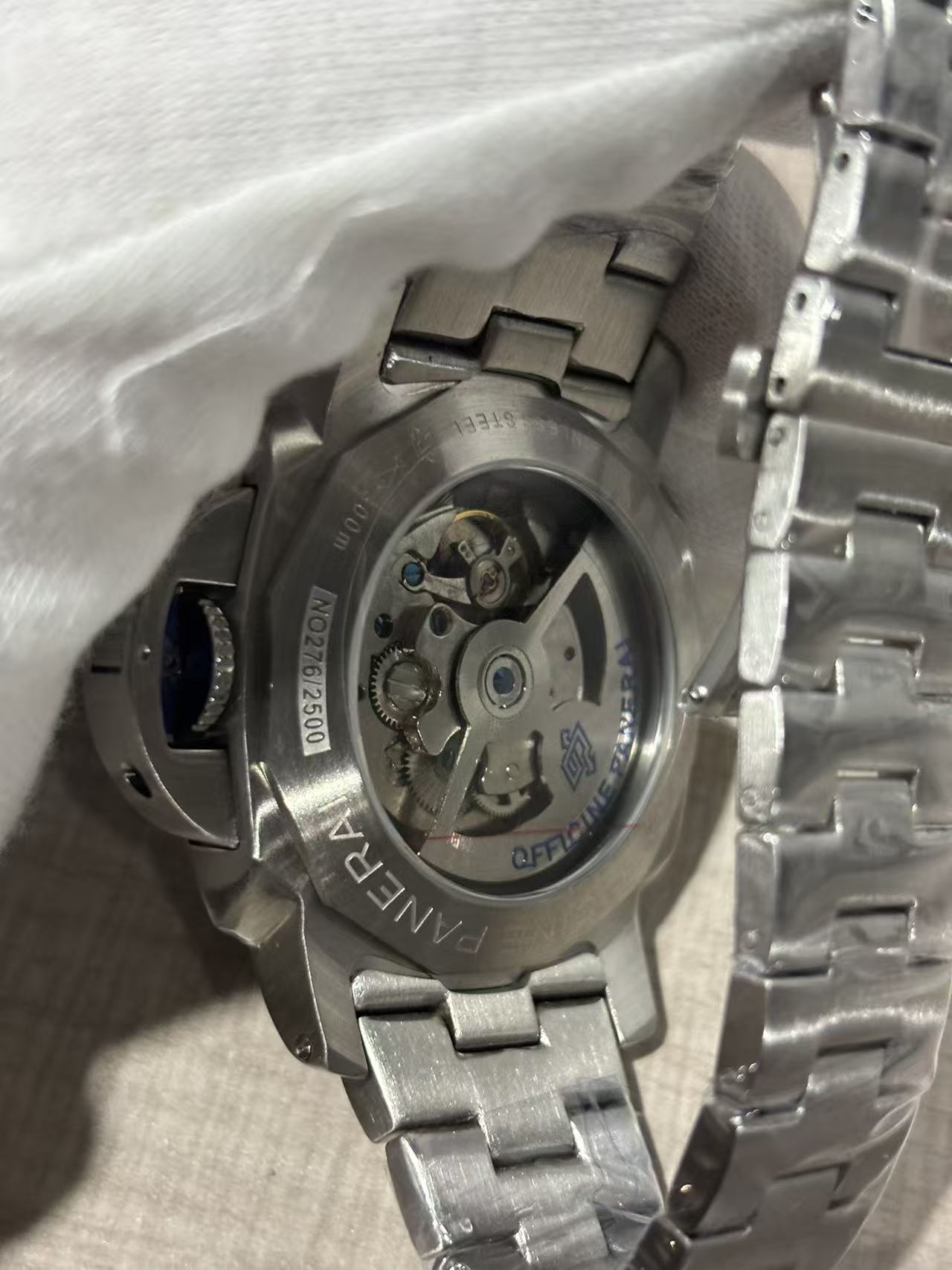 Replica LUMINOR 904L Stainless Steel Automatic Mechanical Watch Mens Watches 46mm