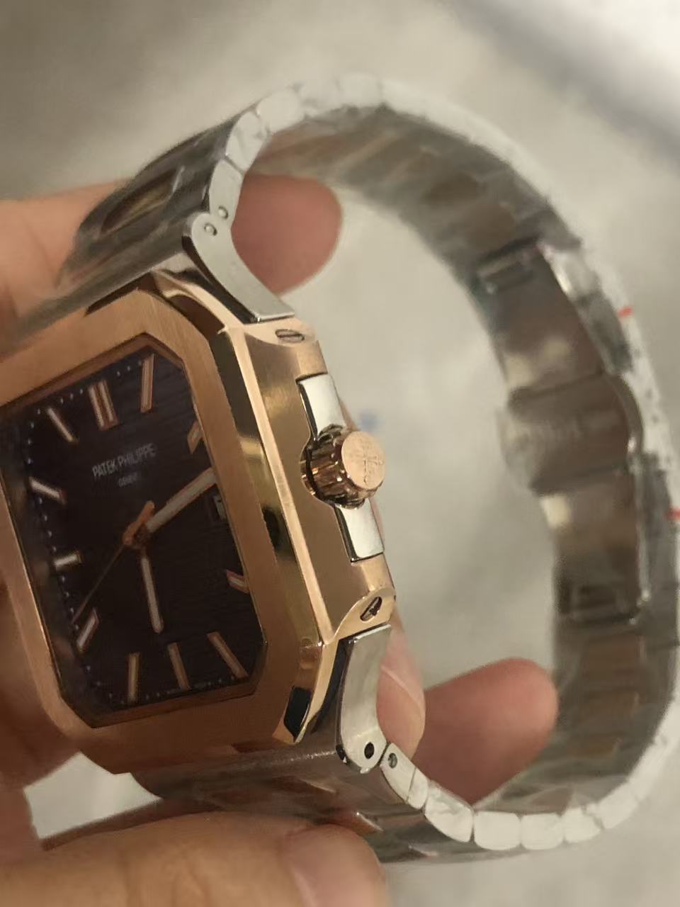 Replica CUBITUS 5821/1AR-001 Stainless Steel Automatic Mechanical Watch 45mm