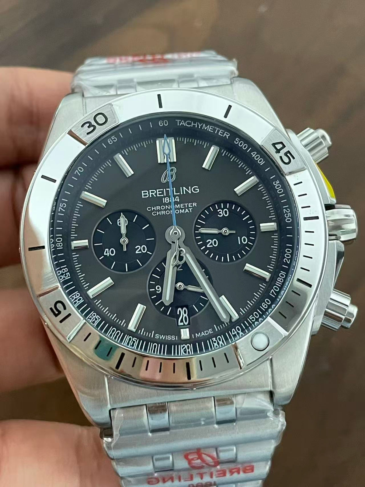 Replica CHRONOMAT Stainless Steel Quartz Movement Watch 46mm
