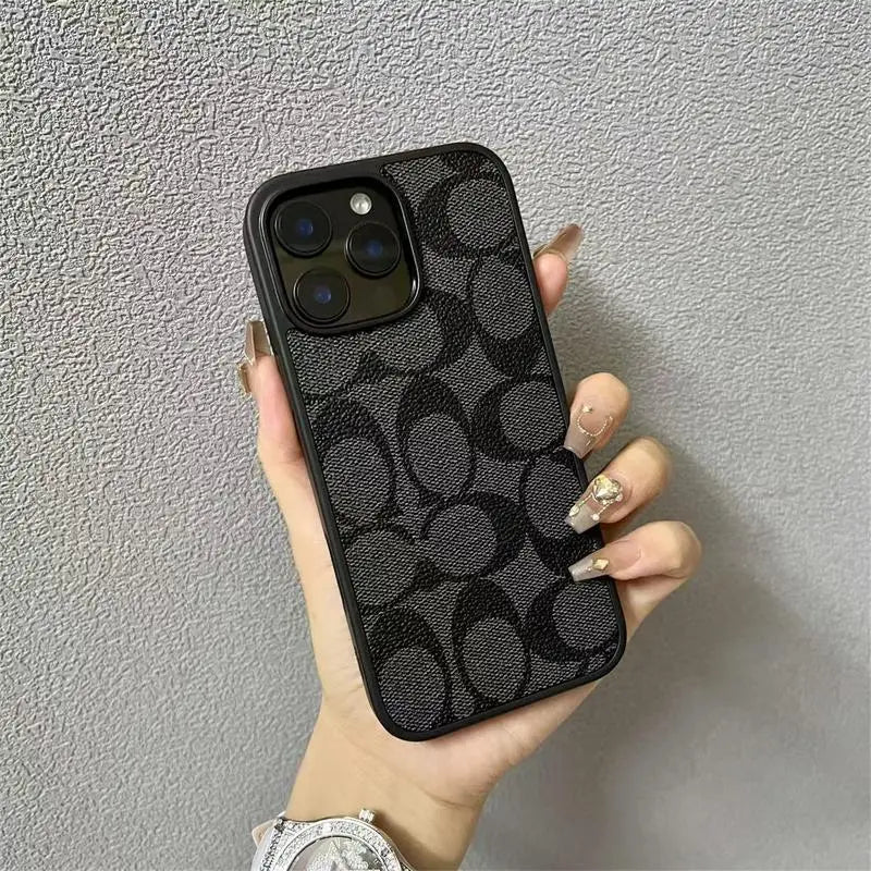 Soft Leather-Texture Protective iPhone Case-s2 mysite