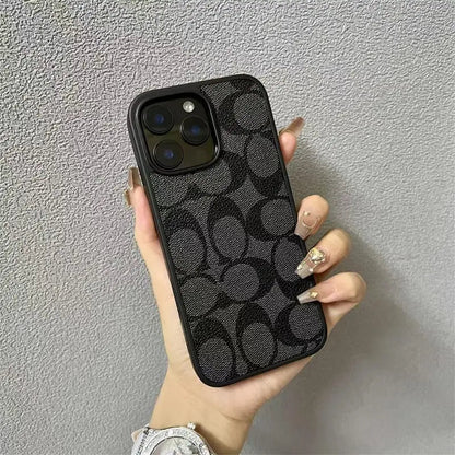 Soft Leather-Texture Protective iPhone Case-s2 mysite