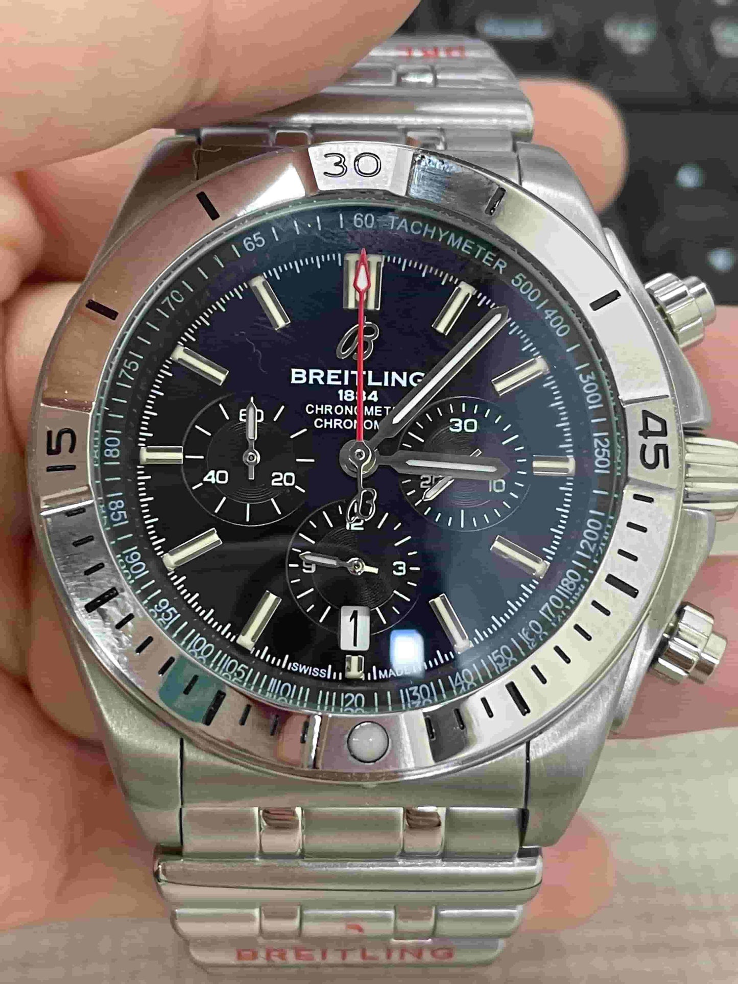Replica Stainless Steel Japanese Vk63 Quartz Movement Watch BL149