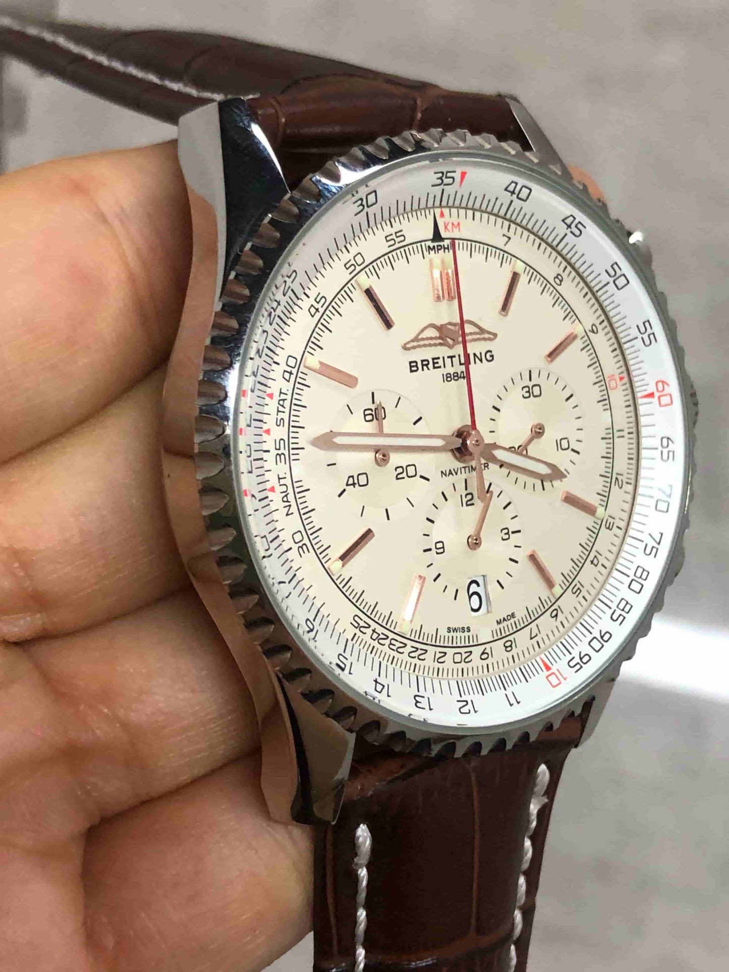 Replica Stainless Steel Japanese Vk63 Quartz Movement Watch BL67