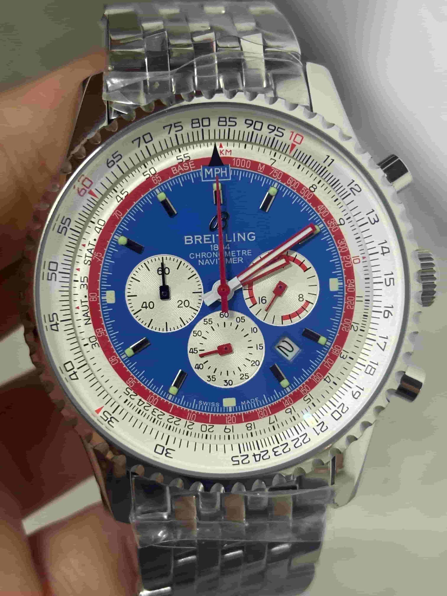 Replica Stainless Steel Japanese Vk Quartz Movement Watch  BL184