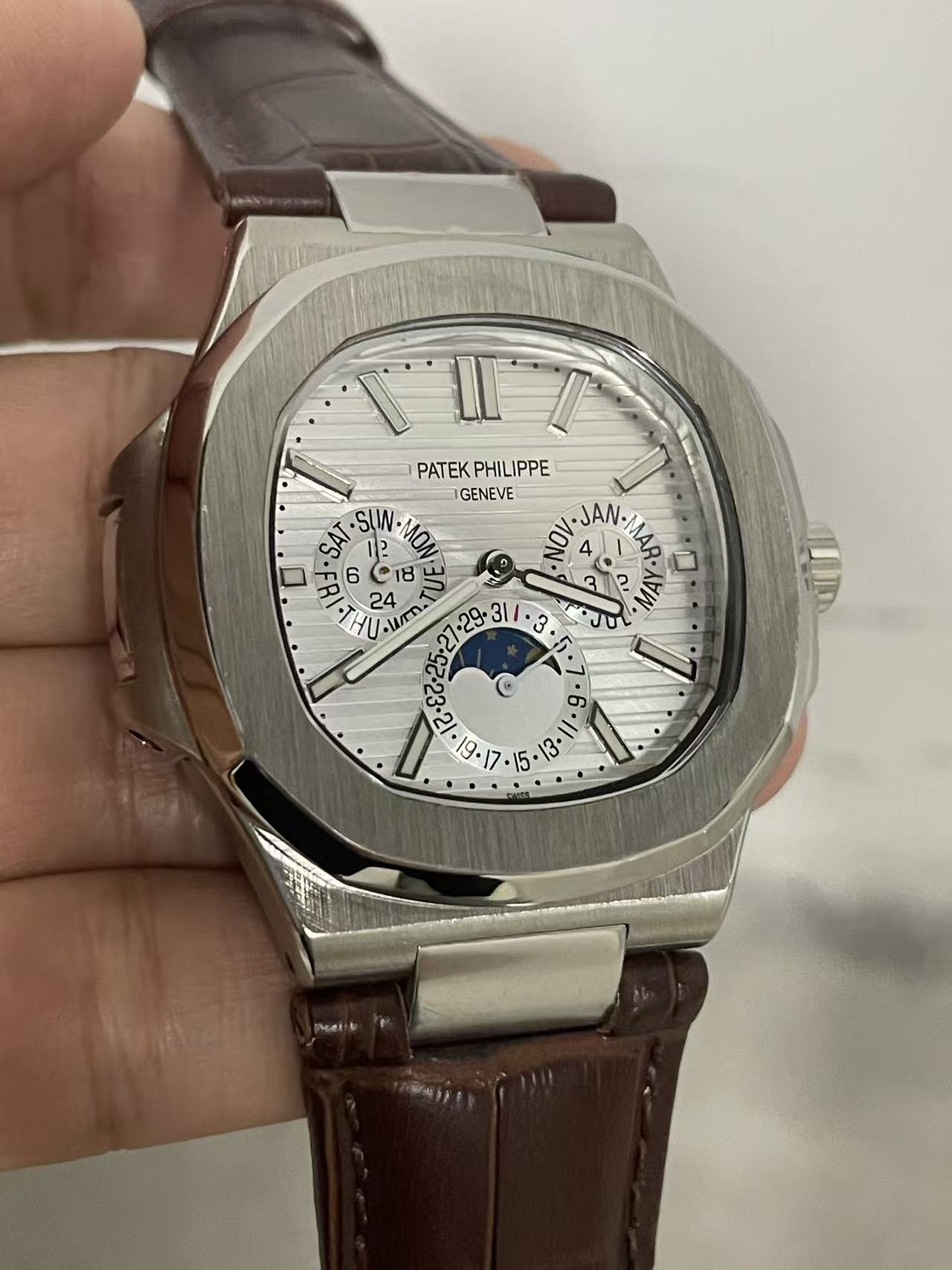 Replica NAUTILUS Stainless Steel Automatic Mechanical Watch 40mm