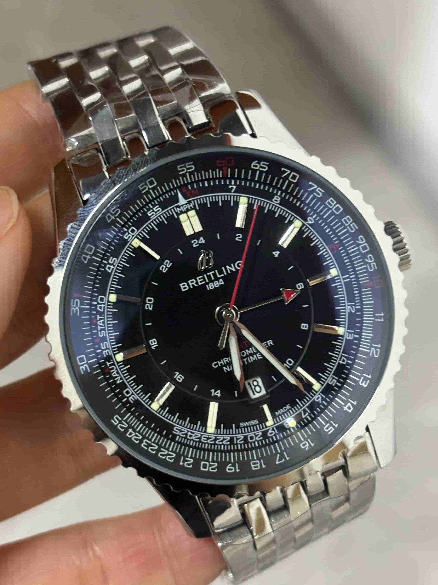 Replica Stainless Steel Japanese Vk Quartz Movement Watch BL218