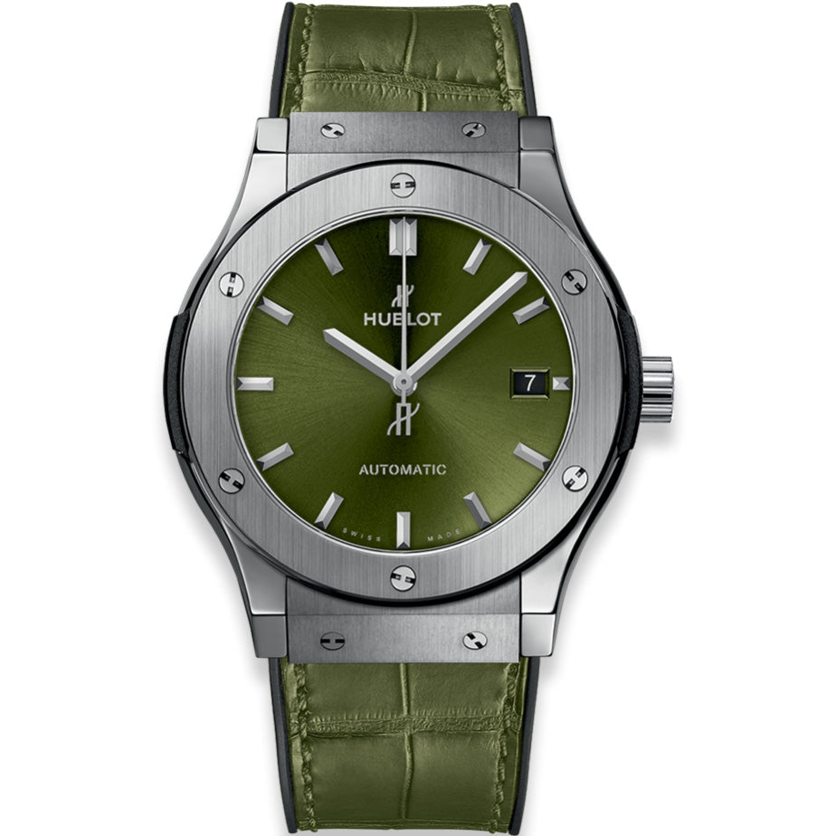 Luxury CLASSIC FUSION Automatic Watch for Men Mechanical Wristwatch Stainless Steel Leather Strap 42mm Dial