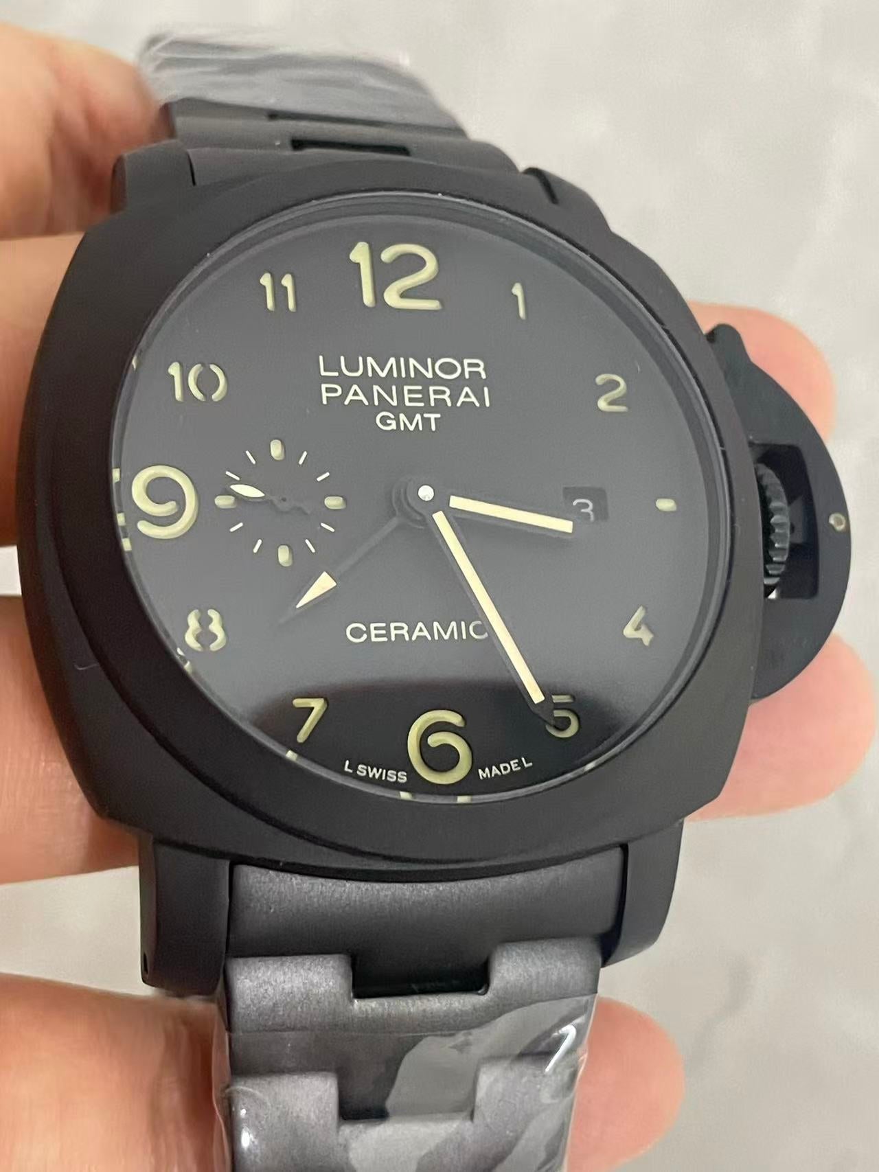 Replica LUMINOR 904L Stainless Steel Automatic Mechanical Watch Mens Watches 46MM