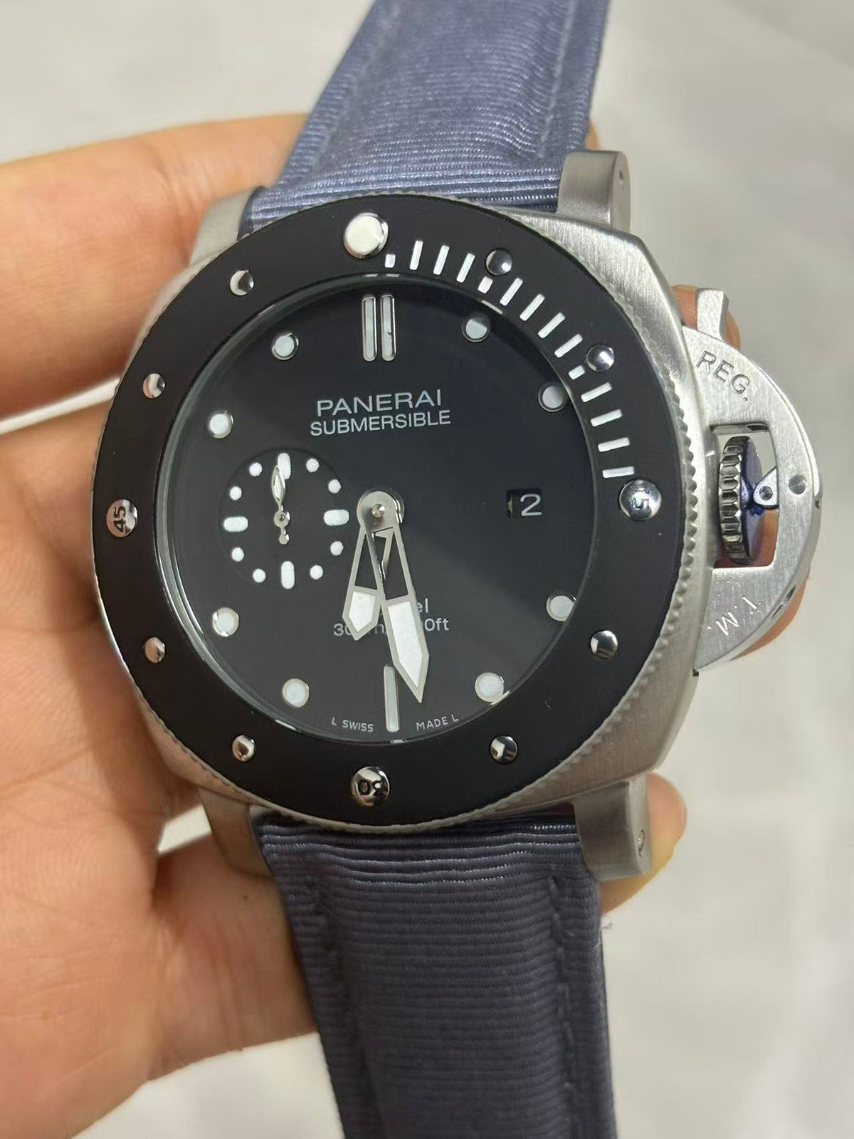 Replica LUMINOR 904L Stainless Steel Automatic Mechanical Watch Mens Watches 45mm