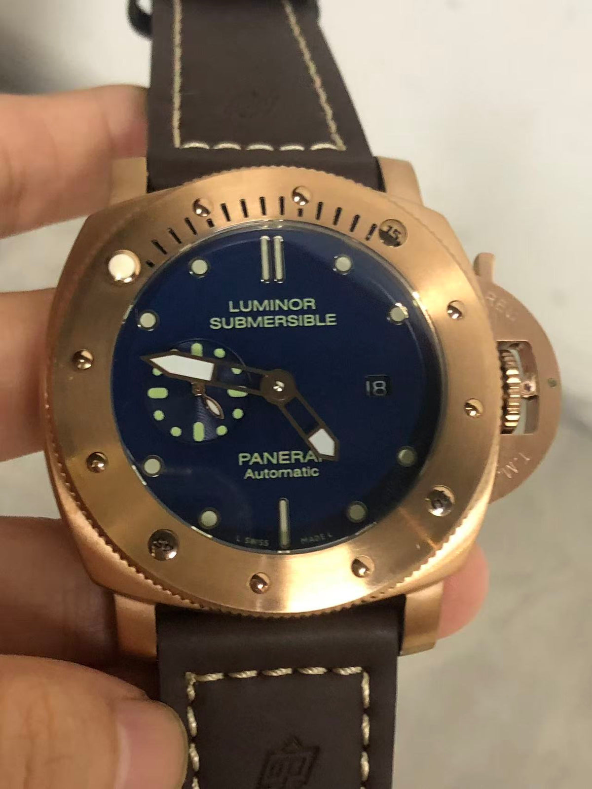 Replica SUBMERSIBLE 904l Stainless Steel Automatic Mechanical Watch Mens Watches 46MM