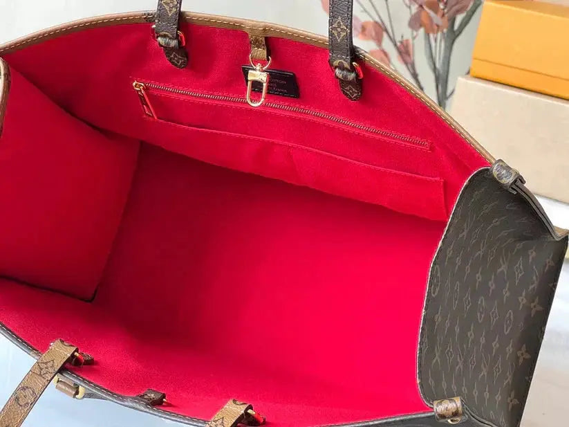 Luxe Monogram Leather Tote Bag-18 mysite