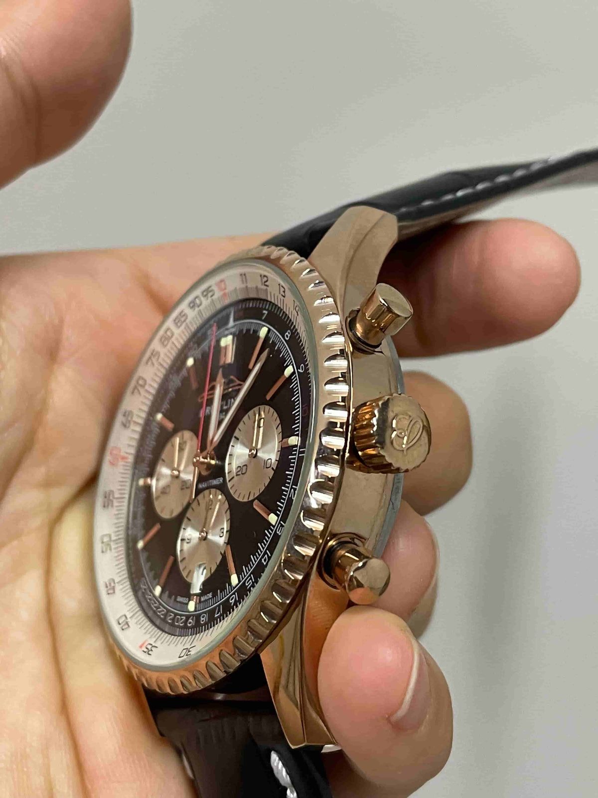 Replica Stainless Steel Japanese Vk63 Quartz Movement Watch BL44