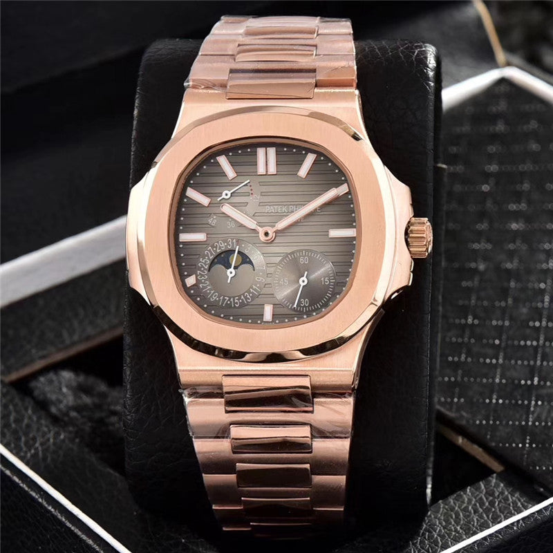Moonphase Nautilus 904l Stainless Steel Automatic Mechanical Watch 39MM