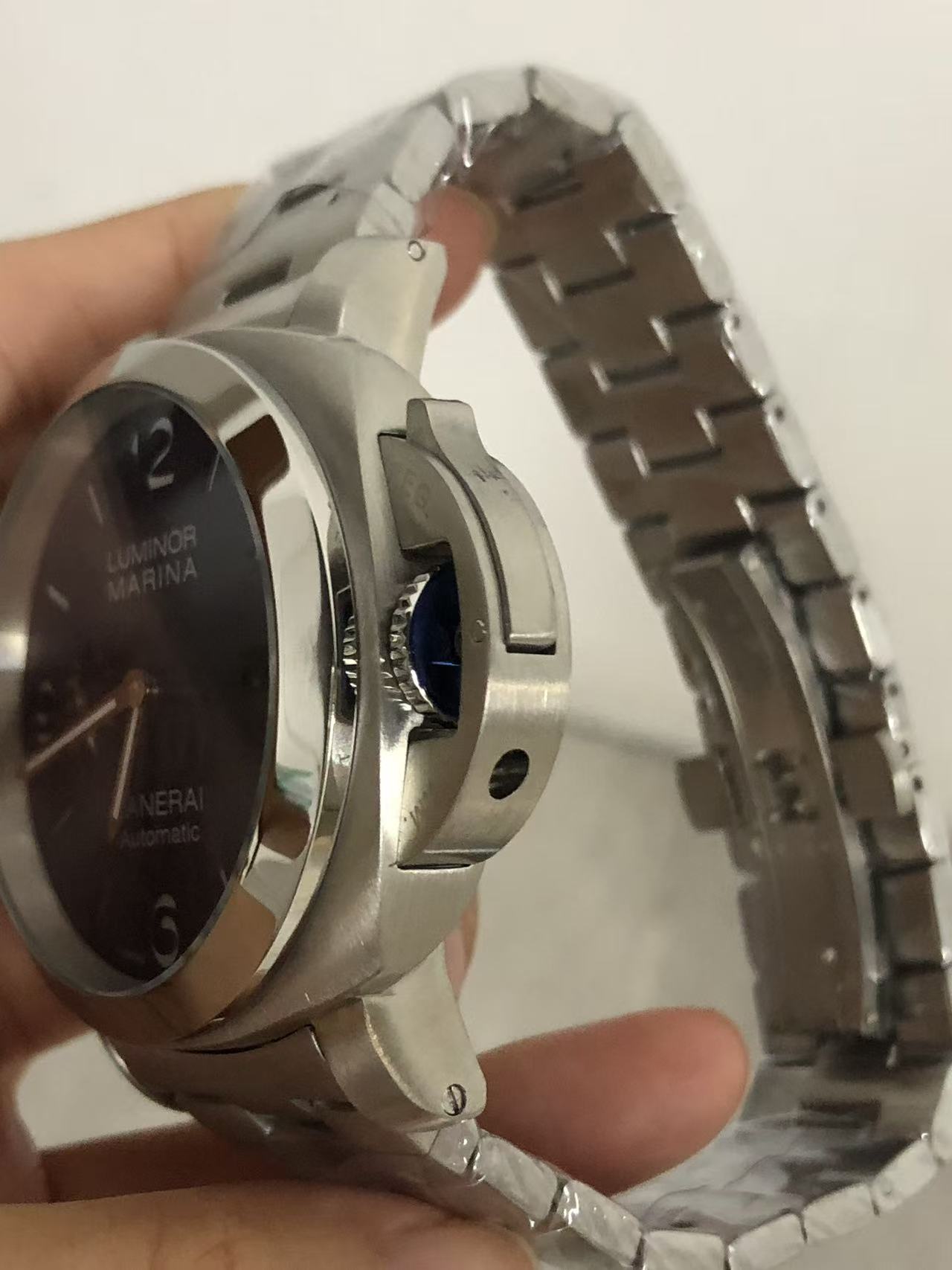 Replica LUMINOR 904L Stainless Steel Automatic Mechanical Watch Mens Watches 47mm