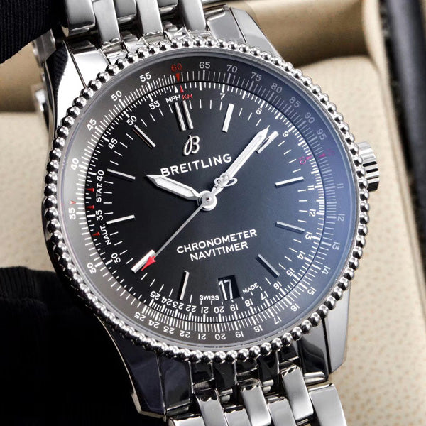 Replica Aviation Timing B01 46MM Stainless Steel Watch