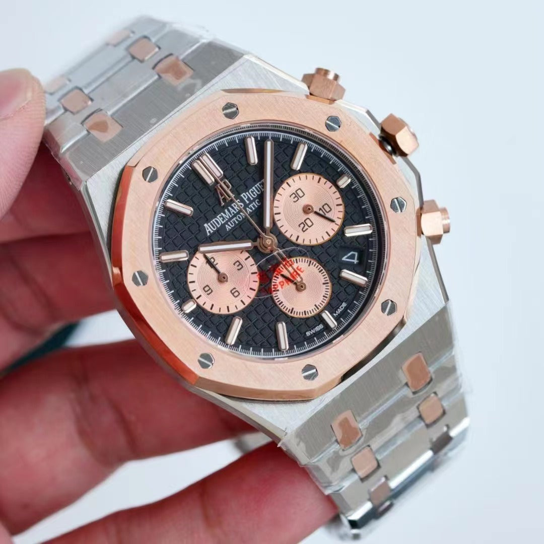 Replica Royal Oak 904l Stainless Steel Quartz Watch for Men 42mm