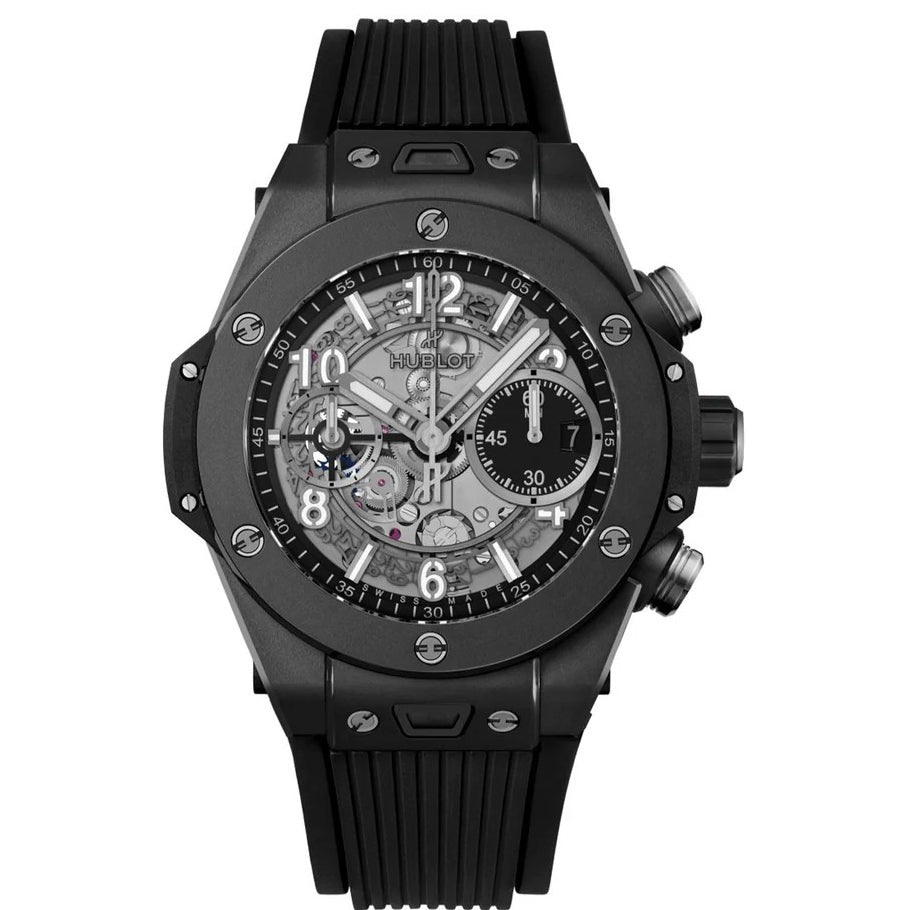 Luxury VK Quartz Movement Watch for Men Chronograph Wristwatch Stainless Steel Leather Strap