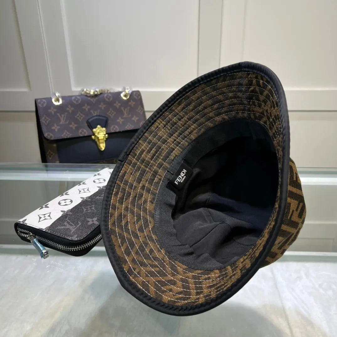 Luxury FF Monogram Bucket Hat-s2 mysite