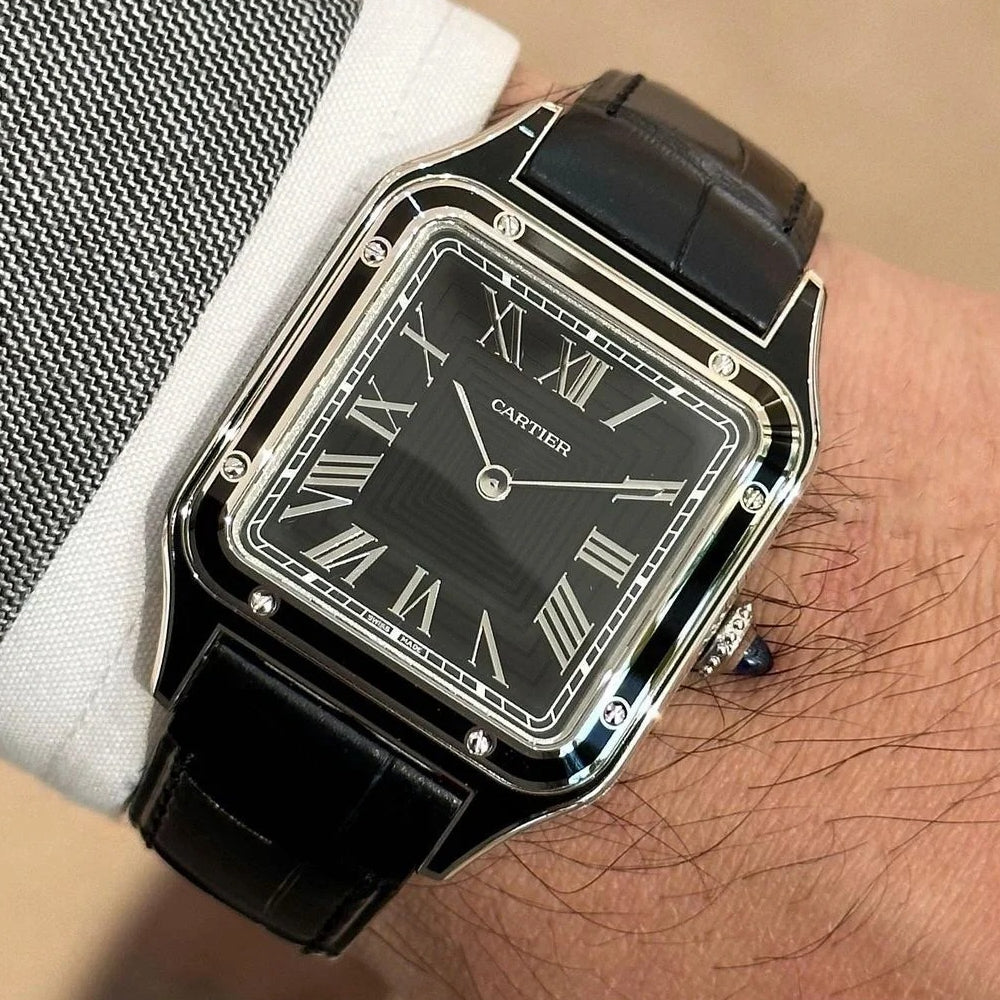 Replica SantosDumont watch WSSA0046 904l Stainless Steel Quartz Watch-1