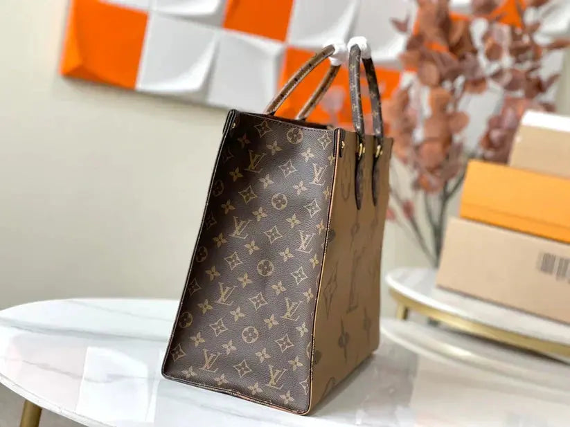Luxe Monogram Leather Tote Bag-18 mysite
