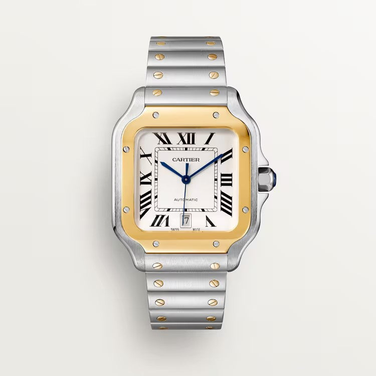 Replica Santos 904l Stainless Steel Automatic Mechanical Watch 39mm-1