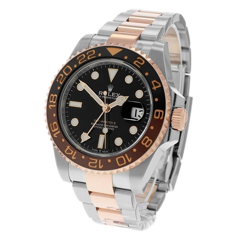 Automatic Watch Replica GMT Master II Rose Gold 100704