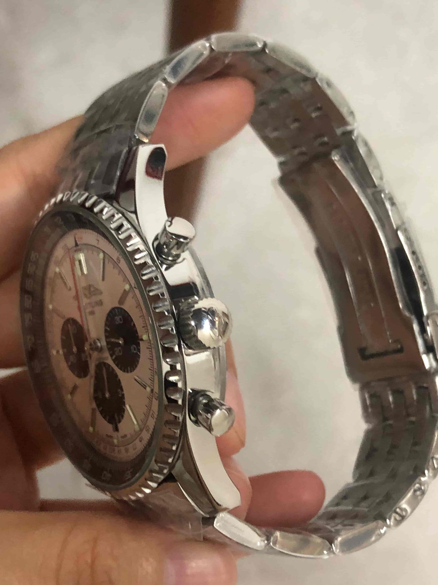 Replica Stainless Steel Japanese Vk63 Quartz Movement Watch BL47